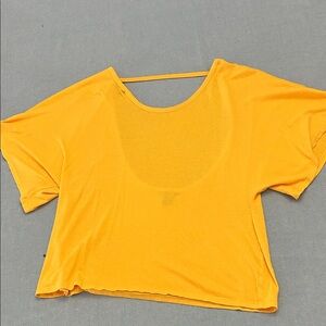 Casual Yellow Women's Top